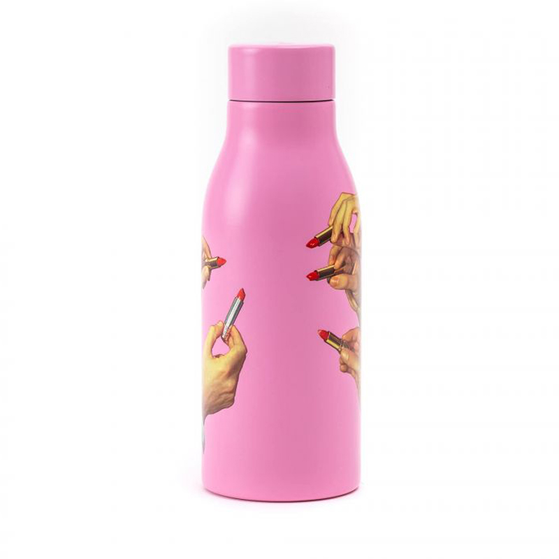 Бутылка Seletti Thermal Bottle Lipstick Pink Розовый Бутылка Seletti Thermal Bottle Lipstick Pink Розовый в Рязани | Loft Concept