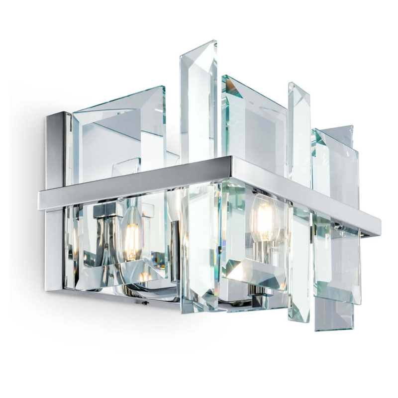 Бра Harlow Crystal Round chrome Хром Бра Harlow Crystal Round chrome Хром в Рязани | Loft Concept