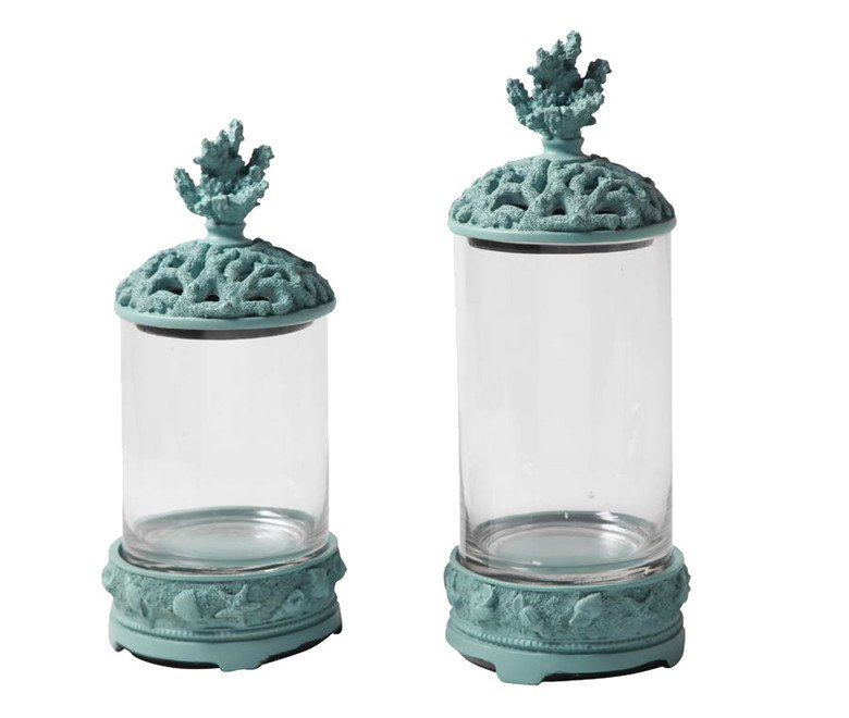 Ваза Colbe Vase green Бирюзовый Ваза Colbe Vase green Бирюзовый в Рязани | Loft Concept
