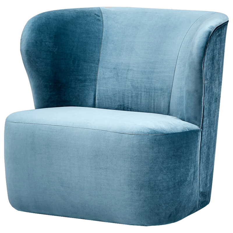 Кресло Hortense Chair Blue Голубой Кресло Hortense Chair Blue Голубой в Рязани | Loft Concept