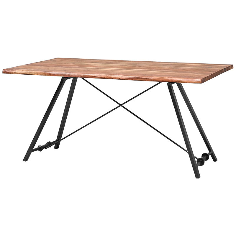 Рабочий стол Corey Loft Desk Коричневый Черный Рабочий стол Corey Loft Desk Коричневый Черный в Рязани | Loft Concept