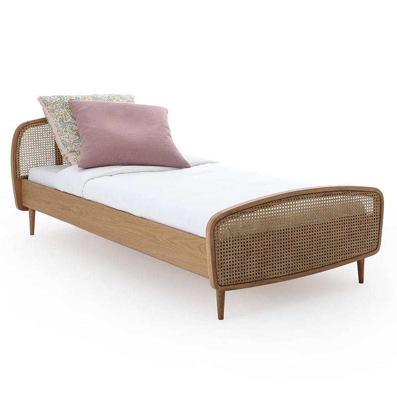 Кровать Morten Wicker Bed Светлый дуб Кровать Morten Wicker Bed Светлый дуб в Рязани | Loft Concept