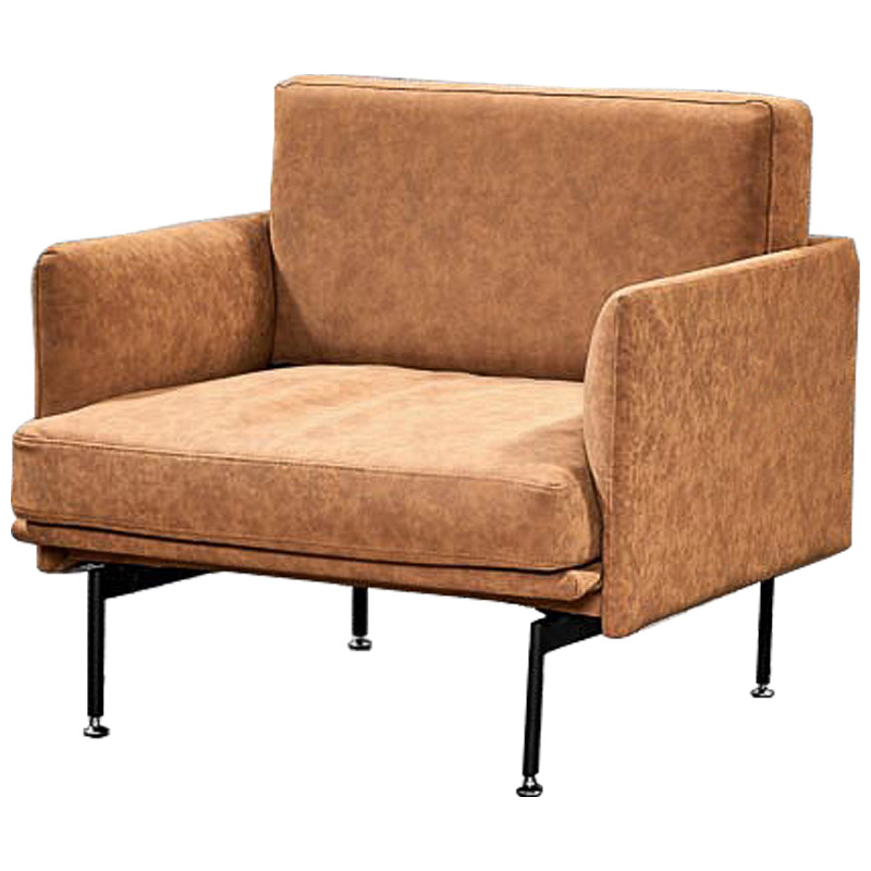 Кресло Dirceu Chair Карамель Черный Кресло Dirceu Chair Карамель Черный в Рязани | Loft Concept