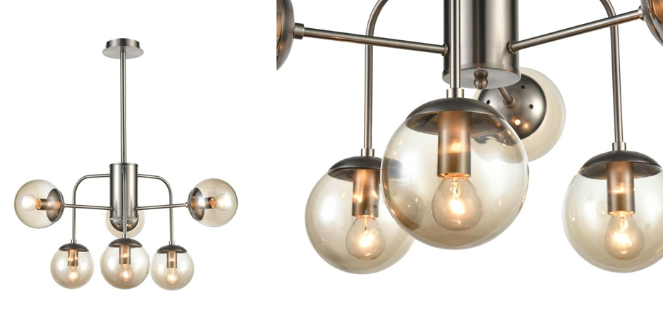 Люстра Amber Balls Chandelier 6 Люстра Amber Balls Chandelier 6 - Loft-Concept в Рязани