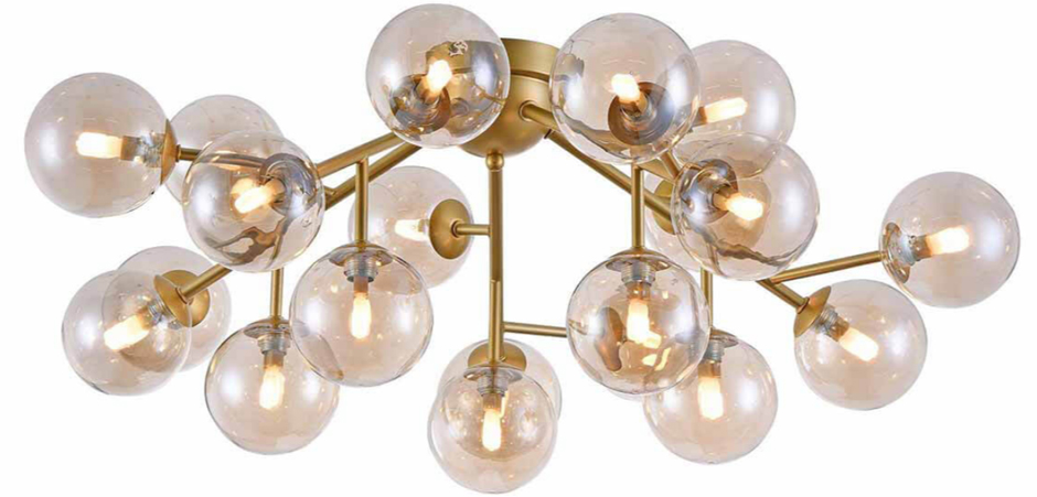 Потолочный Светильник Berries Chandelier Amber 75 Потолочный Светильник Berries Chandelier Amber 75 - Loft-Concept в Рязани