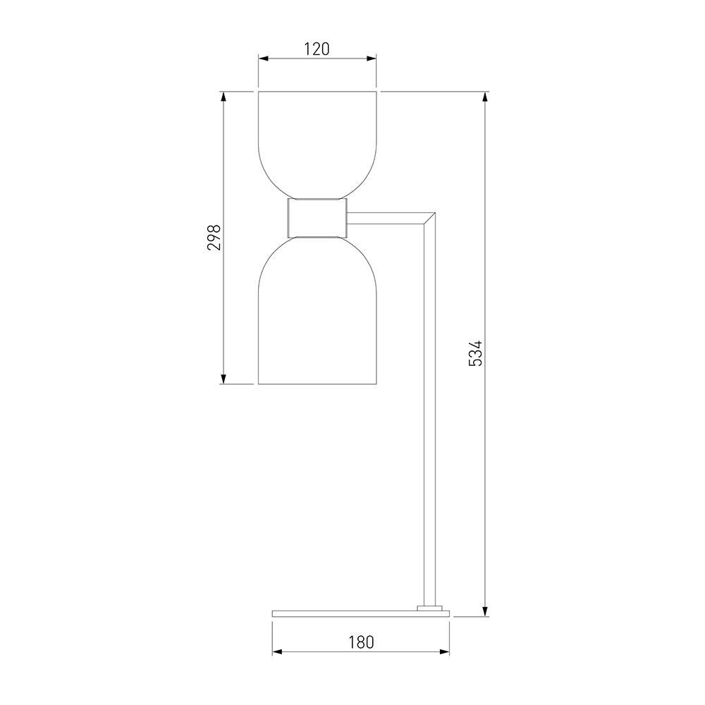 Настольная лампа Light maker studio white and smok в Рязани