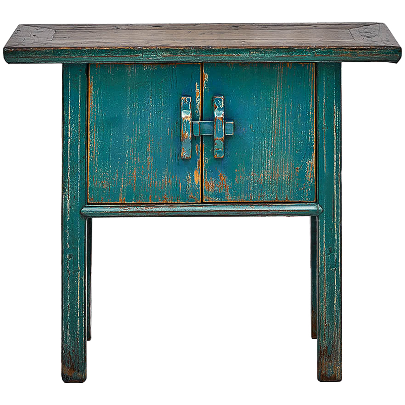 Тумба Unner Chinoiserie Nightstand Бирюзовый Тумба Unner Chinoiserie Nightstand Бирюзовый в Рязани | Loft Concept
