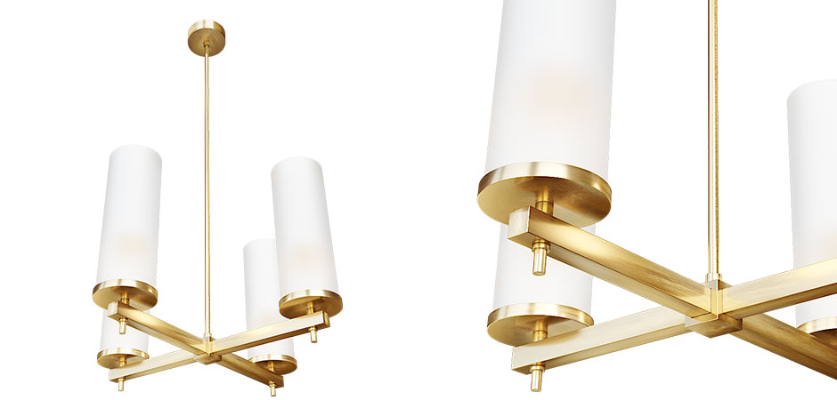 Люстра Дизайнерская Candle Holder 4 лампы Люстра Дизайнерская Candle Holder 4 лампы - Loft-Concept в Рязани