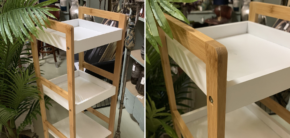 Стеллаж Stockholm White & Beige Slim Стеллаж Stockholm White & Beige Slim - Loft-Concept в Рязани