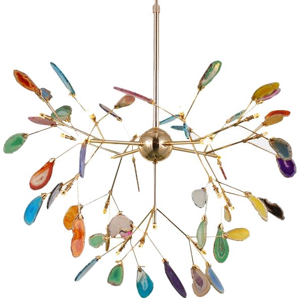 Люстра Agate Multicolor Глянцевое золото Люстра Agate Multicolor Глянцевое золото в Рязани | Loft Concept