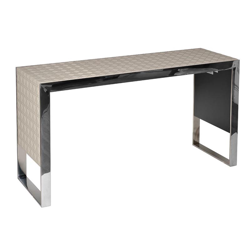 Консоль Lemar Console eco leather Кремовый Консоль Lemar Console eco leather Кремовый в Рязани | Loft Concept