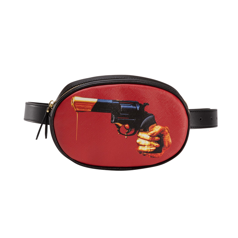 Поясная сумка Seletti Revolver Черный Красный Поясная сумка Seletti Revolver Черный Красный в Рязани | Loft Concept