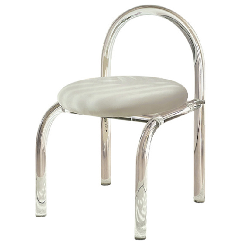 Дизайнерский Стул с ножками из прозрачного Акрила Princesa cristal Chair Прозрачный Белый Дизайнерский Стул с ножками из прозрачного Акрила Princesa cristal Chair Прозрачный Белый в Рязани | Loft Concept