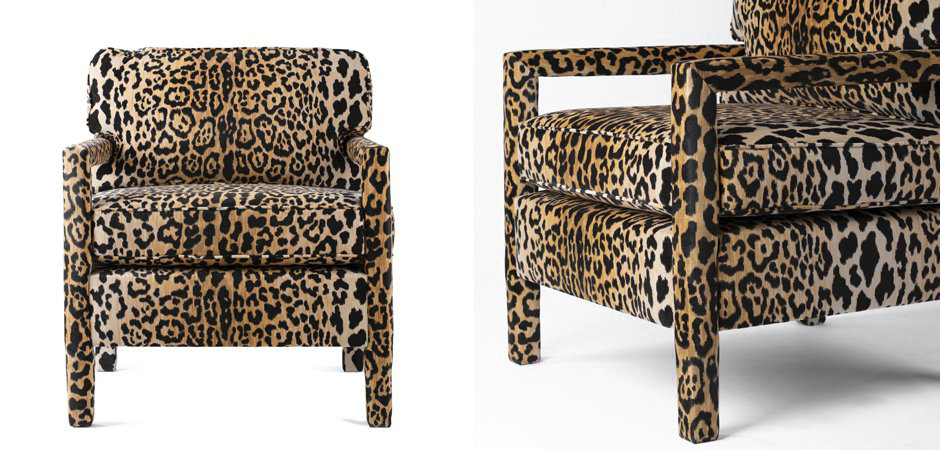 Кресло Leopard Parsons Chair Кресло Leopard Parsons Chair - Loft-Concept в Рязани