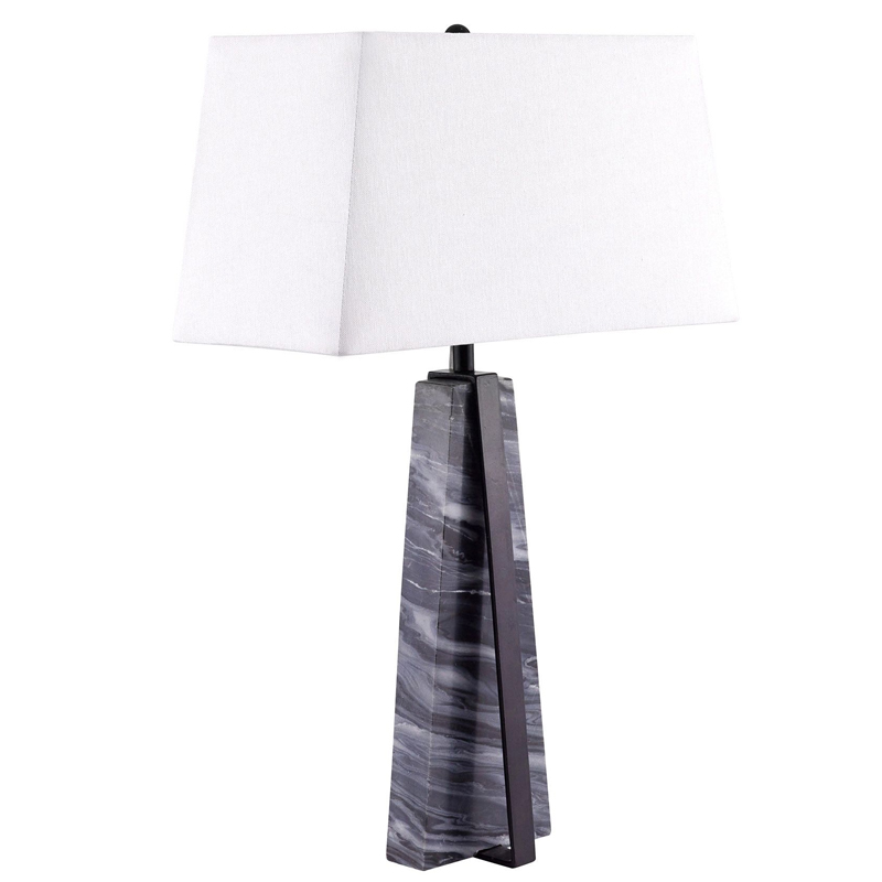 Дизайнерская настольная лампа MARTANA LAMP Белый Черный Серый Дизайнерская настольная лампа MARTANA LAMP Белый Черный Серый в Рязани | Loft Concept