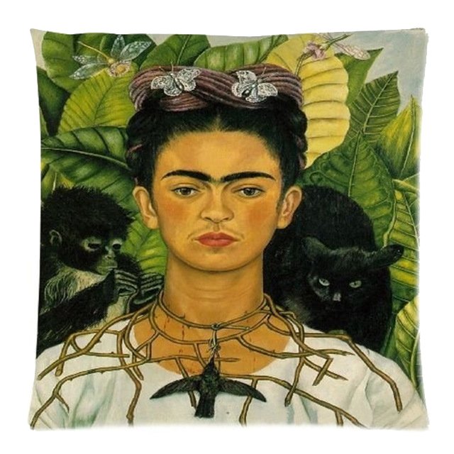 Декоративная подушка Frida Kahlo 2 Декоративная подушка Frida Kahlo 2 в Рязани | Loft Concept