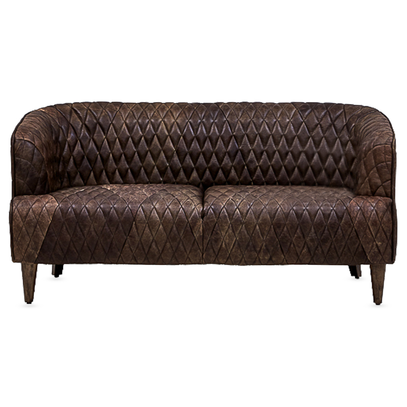 Диван Rhombuses Upholstery Sofa Коричневый Диван Rhombuses Upholstery Sofa Коричневый в Рязани | Loft Concept