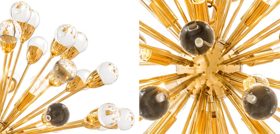 Люстра Chandelier Antares L Gold Люстра Chandelier Antares L Gold - Loft-Concept в Рязани