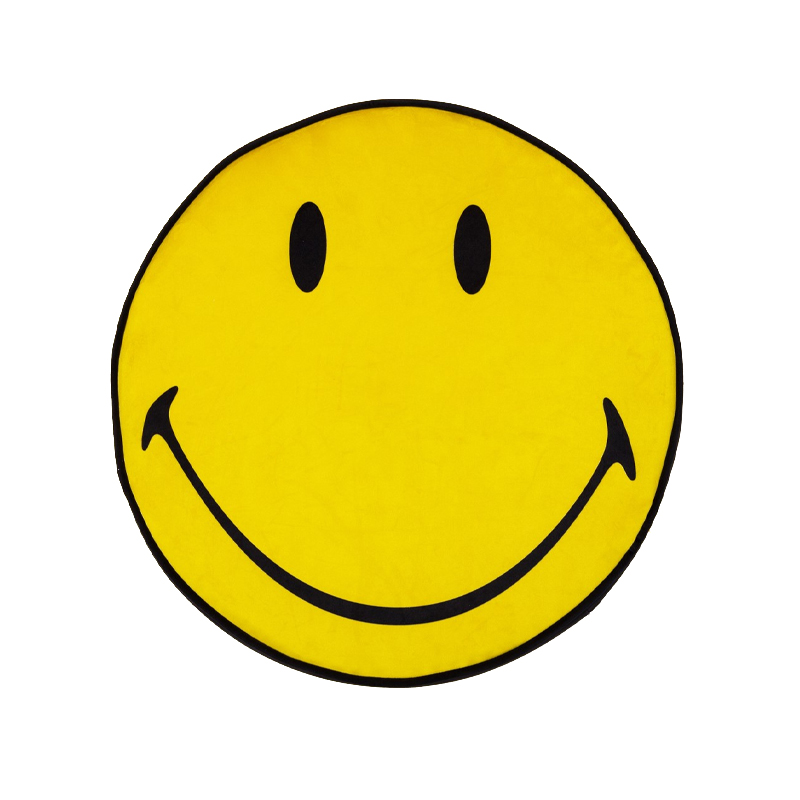 Подушка Seletti Classic Smiley Желтый Черный Подушка Seletti Classic Smiley Желтый Черный в Рязани | Loft Concept