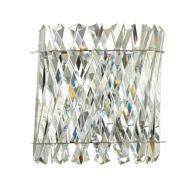 Бра Crystal Crossed Stripes Хром в Рязани | Loft Concept 