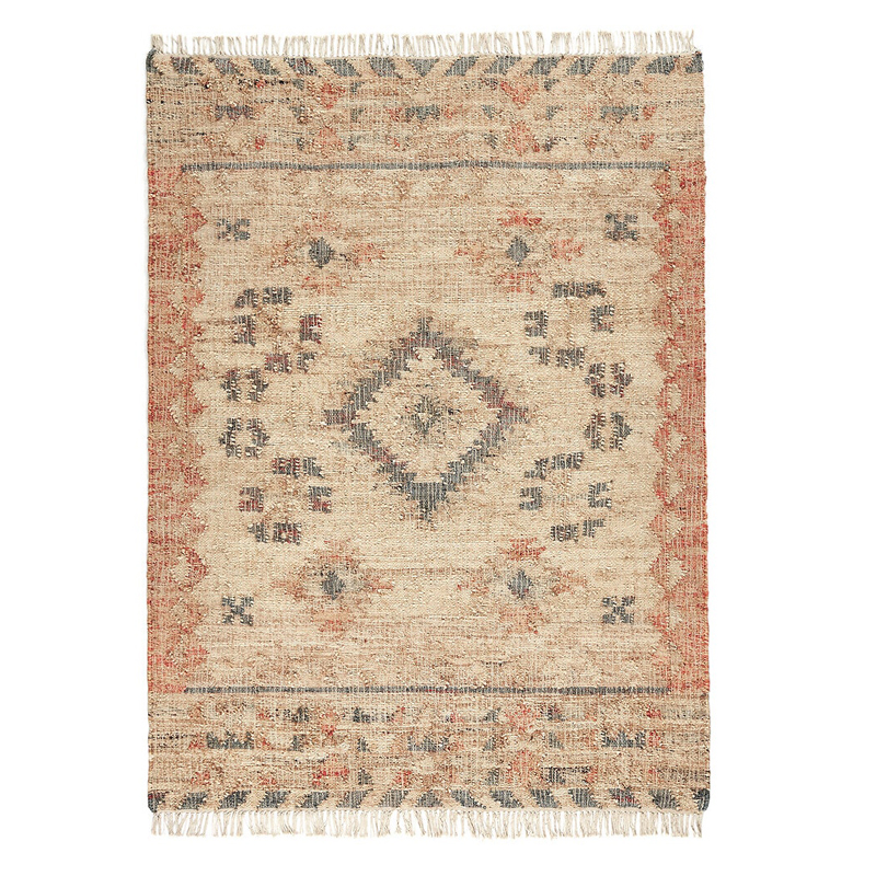 Ковер Carpet with Ornaments & Fringe Мульти Ковер Carpet with Ornaments & Fringe Мульти в Рязани | Loft Concept