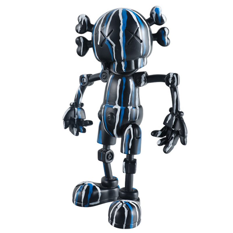 Статуэтка Cartoon Robot Черный Синий Белый Статуэтка Cartoon Robot Черный Синий Белый в Рязани | Loft Concept