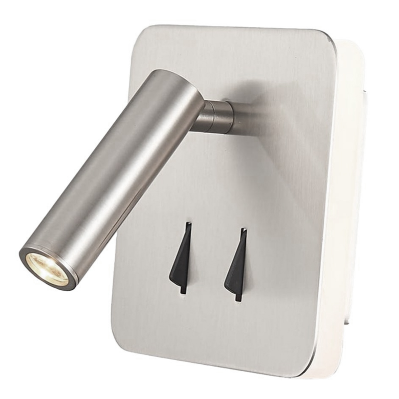 Настенный спот Nickel Square Spot Wall Lamp Никель Настенный спот Nickel Square Spot Wall Lamp Никель в Рязани | Loft Concept