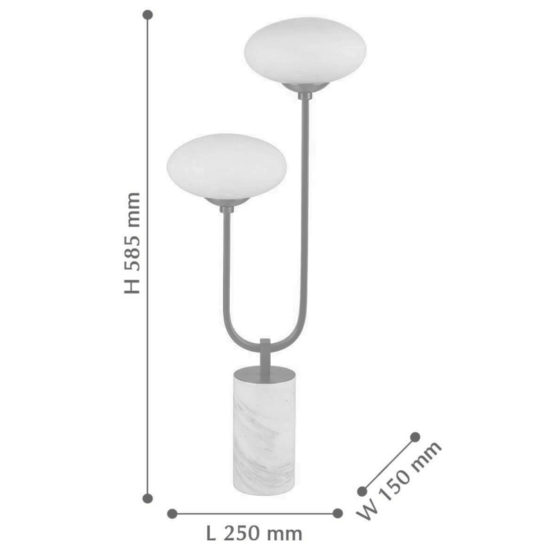 Oval Balls Mushrooms Table Lamp Silver Oval Balls Mushrooms Table Lamp Silver в Рязани