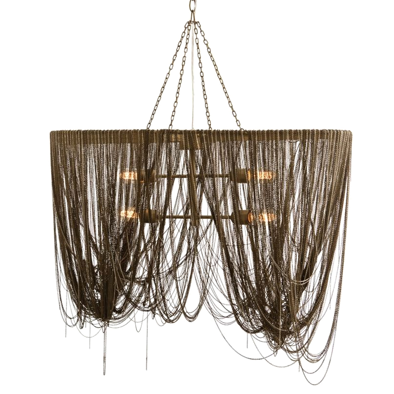 Люстра Arteriors LAYLA PENDANT Золотой Серебряный Люстра Arteriors LAYLA PENDANT Золотой Серебряный в Рязани | Loft Concept
