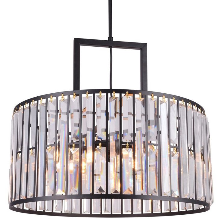 Люстра RH 1920S Odeon Round 48 Черный Люстра RH 1920S Odeon Round 48 Черный в Рязани | Loft Concept