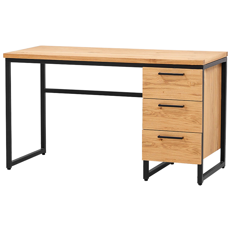 Рабочий стол Curtis Loft Desk Древесина Черный Рабочий стол Curtis Loft Desk Древесина Черный в Рязани | Loft Concept