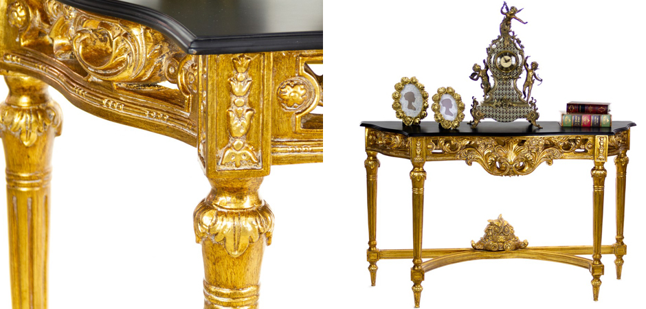 Консоль Console with Gold Monograms Консоль Console with Gold Monograms - Loft-Concept в Рязани