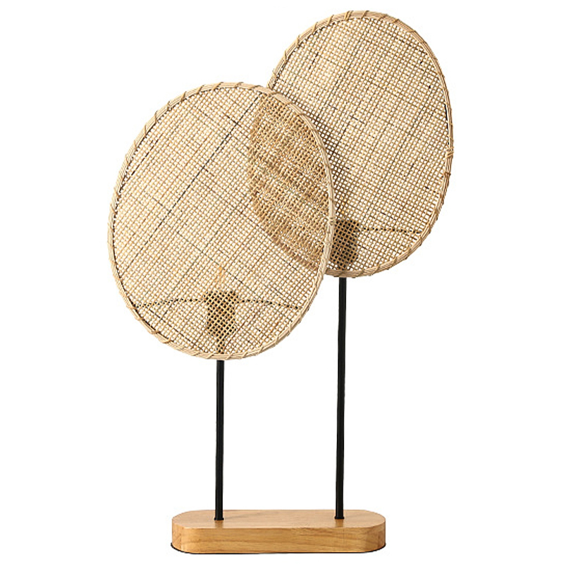 Настольная лампа Takibi Double Lamp Черный Древесина Настольная лампа Takibi Double Lamp Черный Древесина в Рязани | Loft Concept