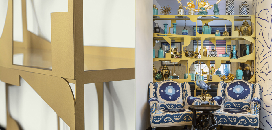 Стеллаж Golden Kaleidoscope Стеллаж Golden Kaleidoscope - Loft-Concept в Рязани