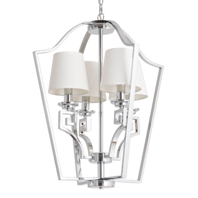 Люстра Lantern Presidential Chromium Хром Белый Люстра Lantern Presidential Chromium Хром Белый в Рязани | Loft Concept