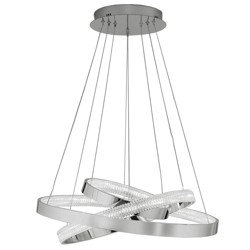 Люстра ORACLE 3 Rings Silver Хром Люстра ORACLE 3 Rings Silver Хром в Рязани | Loft Concept