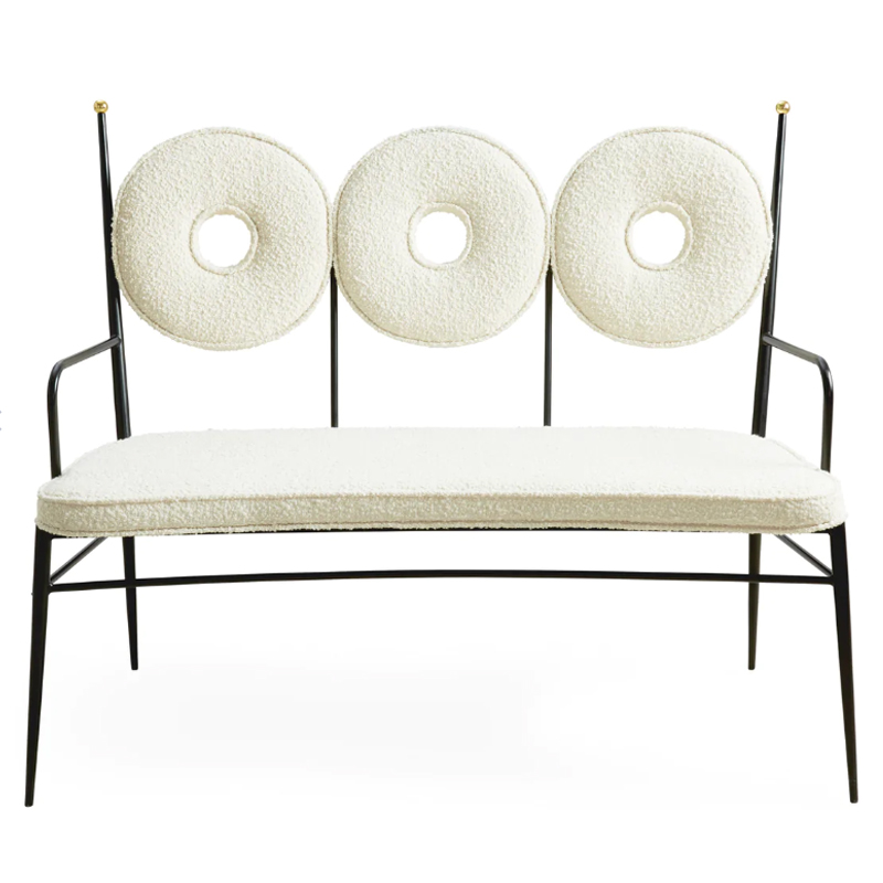 Банкетка Rondo Bench ivory ( слоновая кость ) Банкетка Rondo Bench ivory ( слоновая кость ) в Рязани | Loft Concept