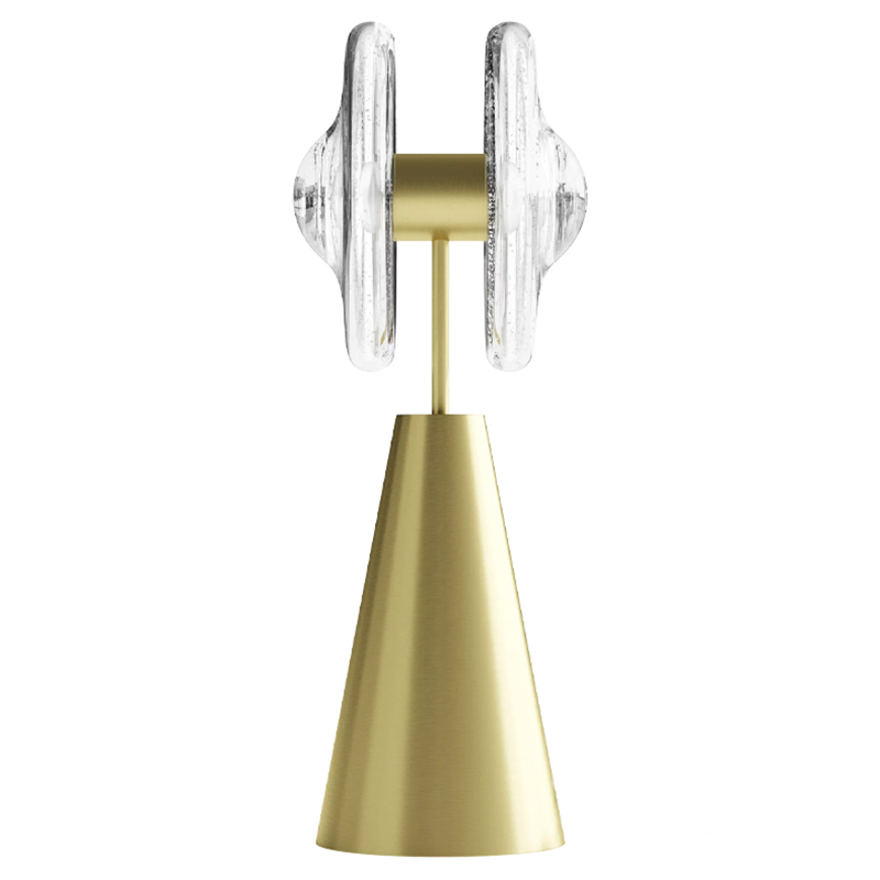 Настольная лампа Balance brass Латунь Прозрачный Настольная лампа Balance brass Латунь Прозрачный в Рязани | Loft Concept
