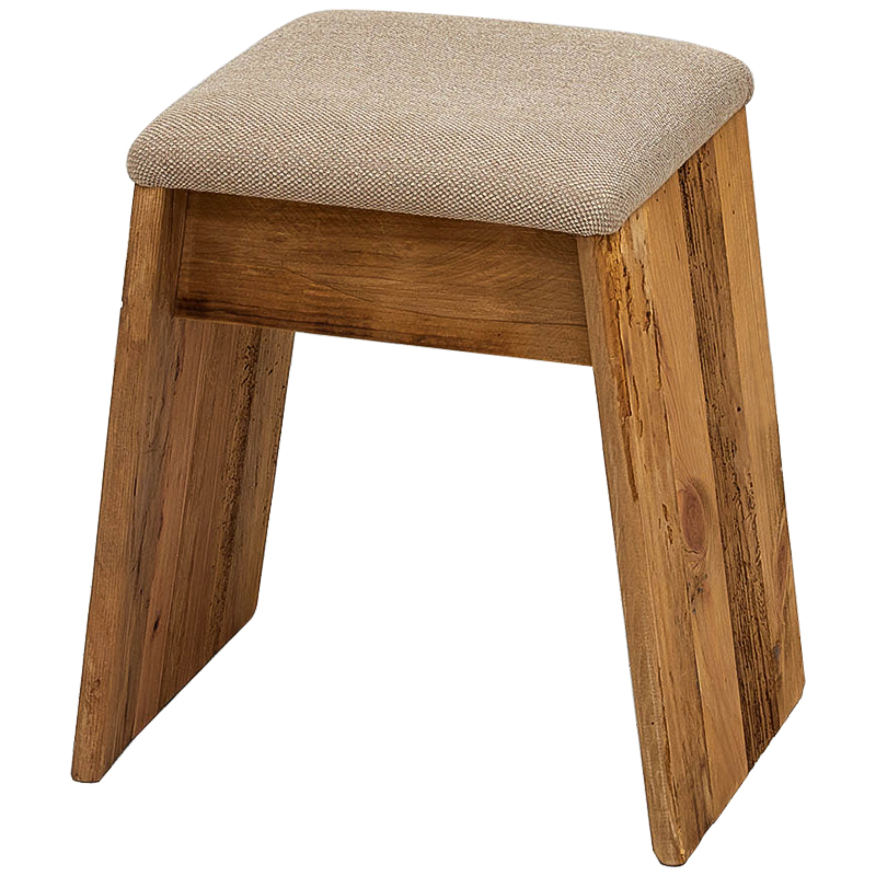 Пуф деревянный Aime Wood Pouf Древесина Бежево-серый Пуф деревянный Aime Wood Pouf Древесина Бежево-серый в Рязани | Loft Concept