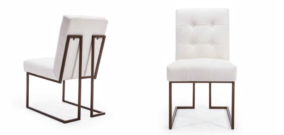 Стул обеденный Burleigh Dining Chair Pearl Iron Стул обеденный Burleigh Dining Chair Pearl Iron - Loft-Concept в Рязани