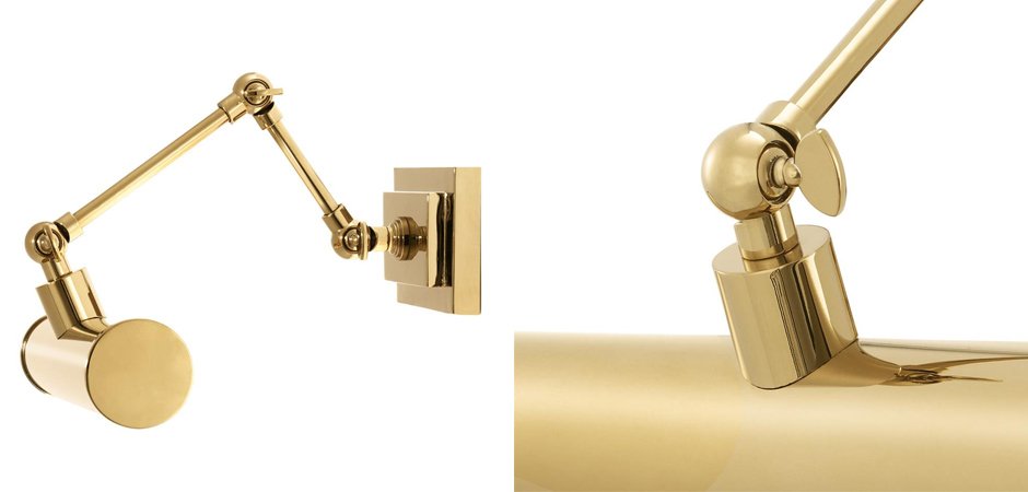 Бра Eichholtz Wall Lamp Pacific Gold Бра Eichholtz Wall Lamp Pacific Gold - Loft-Concept в Рязани
