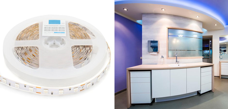 Светодиодная лента 14,4W/m 60LED/m 5050SMD синий Светодиодная лента 14,4W/m 60LED/m 5050SMD синий - Loft-Concept в Рязани