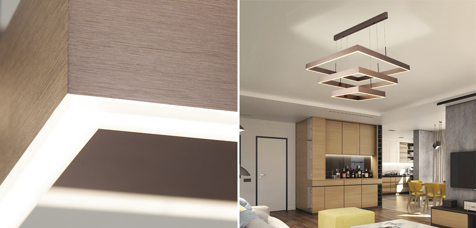 Люстра Ribbon Squares Chandelier Люстра Ribbon Squares Chandelier - Loft-Concept в Рязани