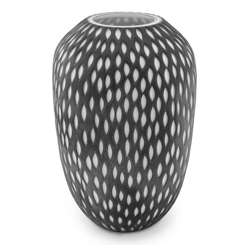 Ваза VASE POIS Черно-белый Ваза VASE POIS Черно-белый в Рязани | Loft Concept