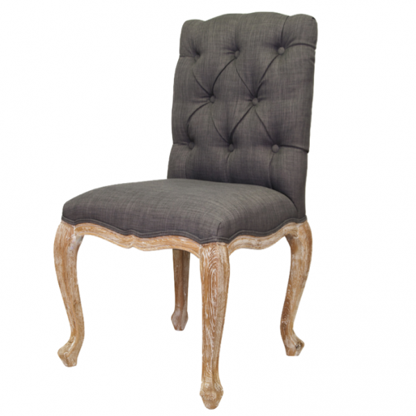 Стул French chairs Provence Norman Grey Chair Серый Бежевый Стул French chairs Provence Norman Grey Chair Серый Бежевый в Рязани | Loft Concept