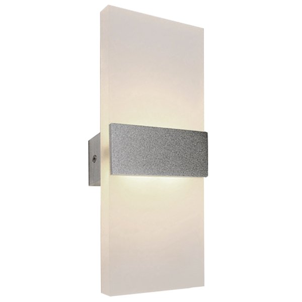 Бра Road Wall Light Silver Серебряный Прозрачный белый Бра Road Wall Light Silver Серебряный Прозрачный белый в Рязани | Loft Concept