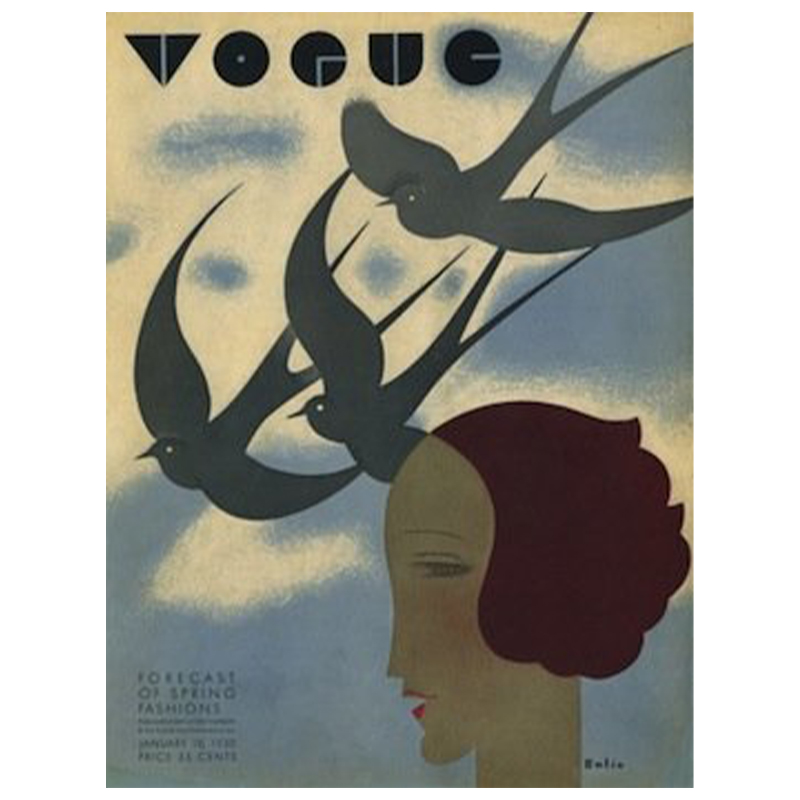 Постер Vogue Cover 1930 January Постер Vogue Cover 1930 January в Рязани | Loft Concept