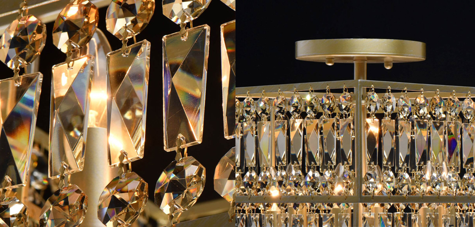 Потолочный светильник Crystal Inserts Lamp amber 6 Потолочный светильник Crystal Inserts Lamp amber 6 - Loft-Concept в Рязани