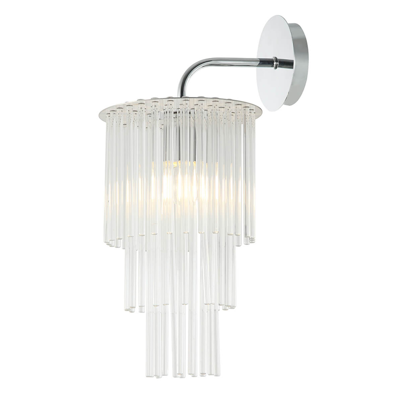 Бра Harrison Sconce chrome Хром Прозрачный Бра Harrison Sconce chrome Хром Прозрачный в Рязани | Loft Concept