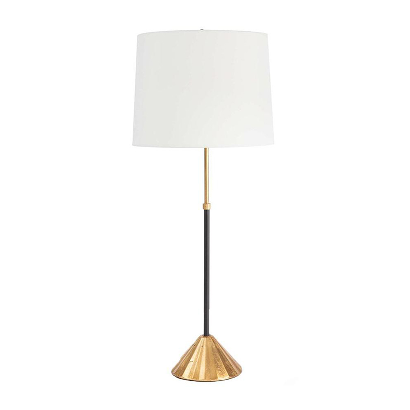Настольная лампа Arleta Table lamp Белый Черный Золотой Настольная лампа Arleta Table lamp Белый Черный Золотой в Рязани | Loft Concept